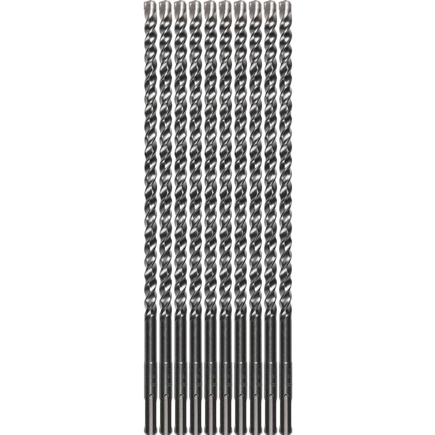 Makita B-61260 3/8" x 12" SDS-PLUS Bit, 3-Cutter, 10/pk