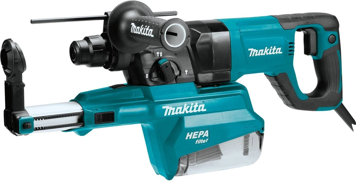 Makita 1" AVT Rotary Hammer, accepts SDS-PLUS bits, w/ HEPA Dust Extractor (D-handle)