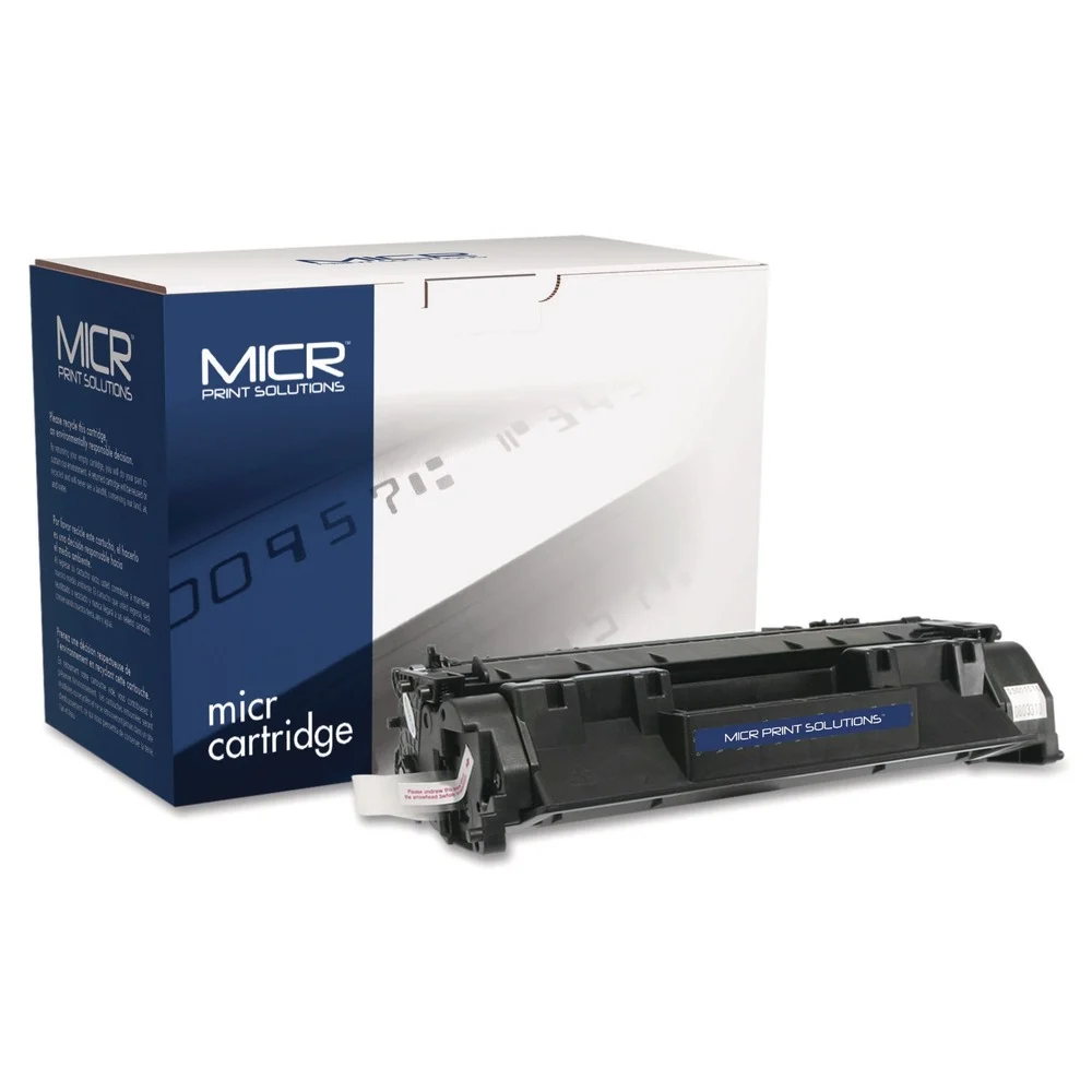 MICR Print Solutions 2300 Page-Yield Compatible CE505A(M) (05AM) MICR Toner - Black