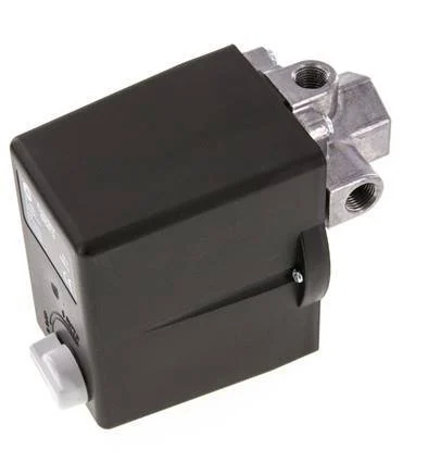 4 to 11bar Compressor Pressure Switch 1xG1/2'' 3xG1/4'' 400VAC | MDR-3-11-K