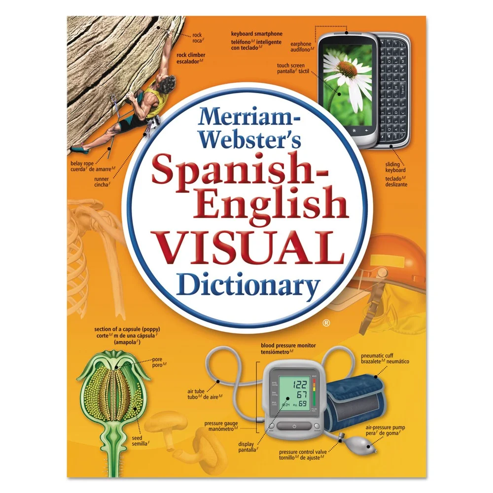 Merriam Webster 1152 Pages Paperback Spanish-English Visual Dictionary