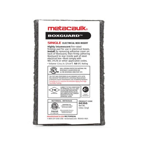 Metacaulk Box Guard - 50 Count