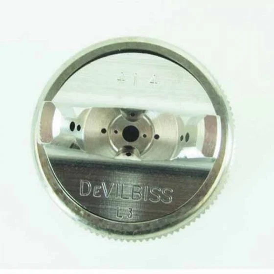 DevilBiss? AV-440-414 Replacement Air Cap, 19 to 22 cfm, Use With: PLUS-514P-12 High Efficiency Suction Feed Gun