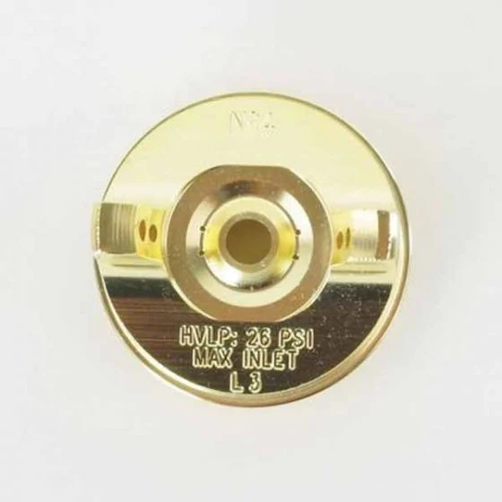 DevilBiss? FLG-1-4 Replacement Air Cap, 12 to 15 cfm, 17 to 6 psi, Use With: Fin