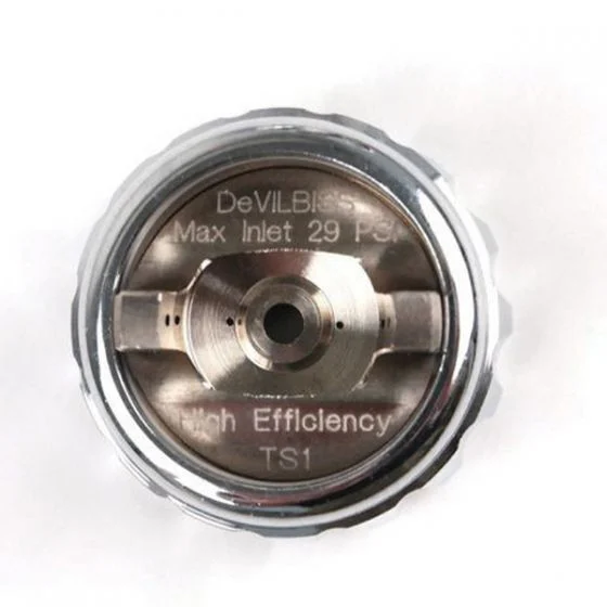 DevilBiss? SRIPRO-100-TS1 Replacement Air Cap, 3.5 scfm, 29 psi, Use With: SRIPR