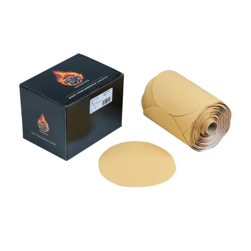 6" Gold PSA Disc Roll - 80 grit
