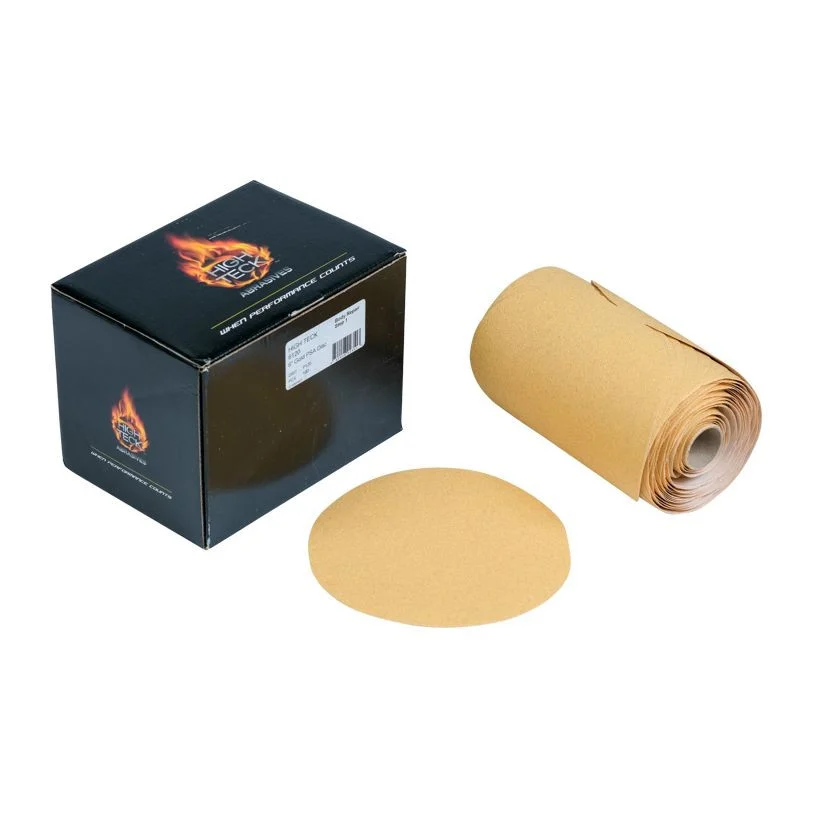 6" Gold PSA Disc Roll - 120 grit
