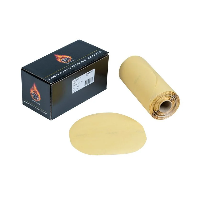 6" Gold PSA Disc Roll - 400 grit