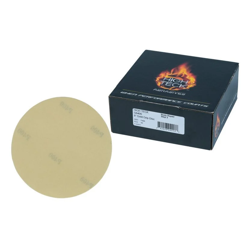 6" Gold Grip Disc - 400 grit