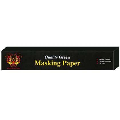 Quality Green Masking Paper, Weight: 35#, Size: 12" X 500'