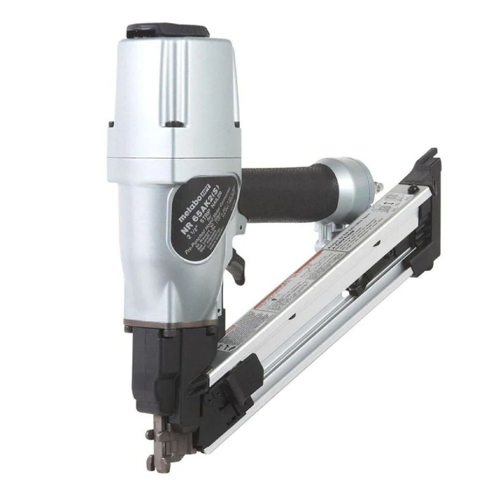 Metabo HPT NR65AK2SM 36-Degree 2-1/2 in. Strap-Tite Fastening System Metal Connector Strip Nailer with Short Magazine