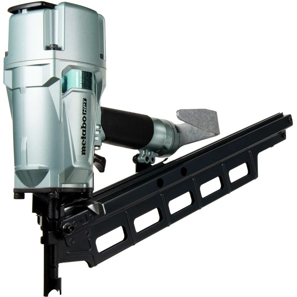 Metabo HPT 21-Degree 3-1/4 in. Plastic Collated Round Head Framing Nailer Without Depth Adjustment