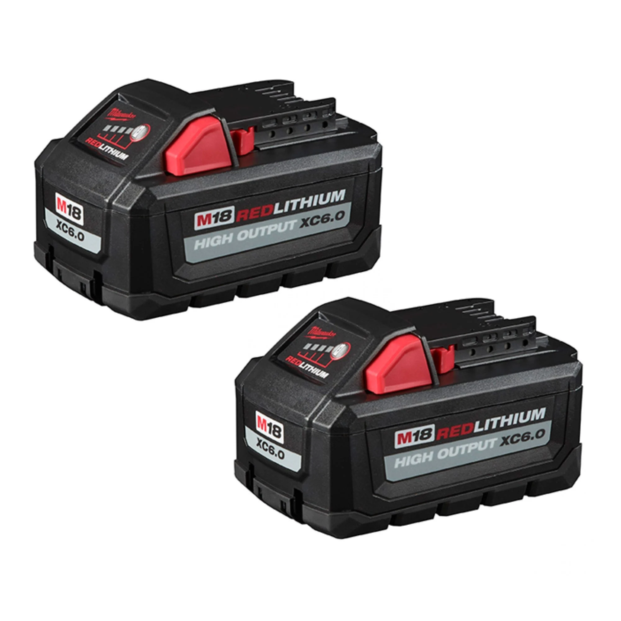 Milwaukee M18 REDLITHIUM HIGH OUTPUT XC 6.0Ah Battery 2-Pack