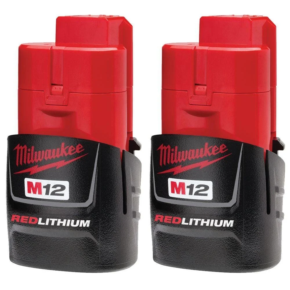 Milwaukee M12 REDLITHIUM Compact Battery 1.5Ah, 2-Pack