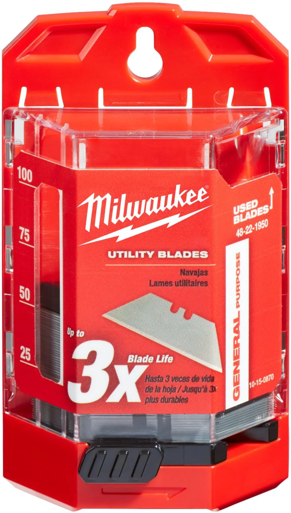 Milwaukee 60-Piece General Purpose Utility Blades w/ Dispenser