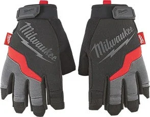 Milwaukee Fingerless Work Gloves, XL