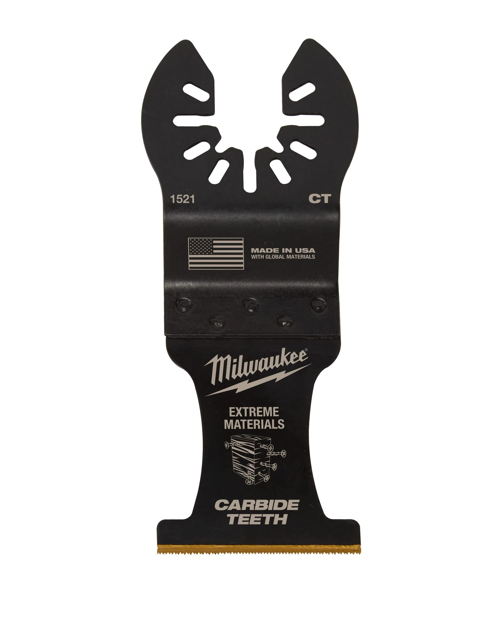 Milwaukee Open-Lok 1-3/8-Inch Titanium Enhanced Carbide Teeth Multi-Material Blade, 1-Pack