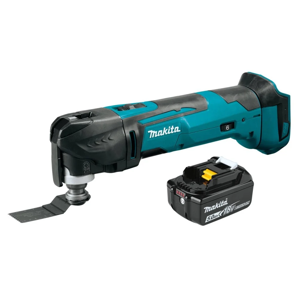 Makita 18V LXT Brushed Cordless Oscillating Multi‑Tool with Lithium‑Ion Battery Bundle (5 Ah)