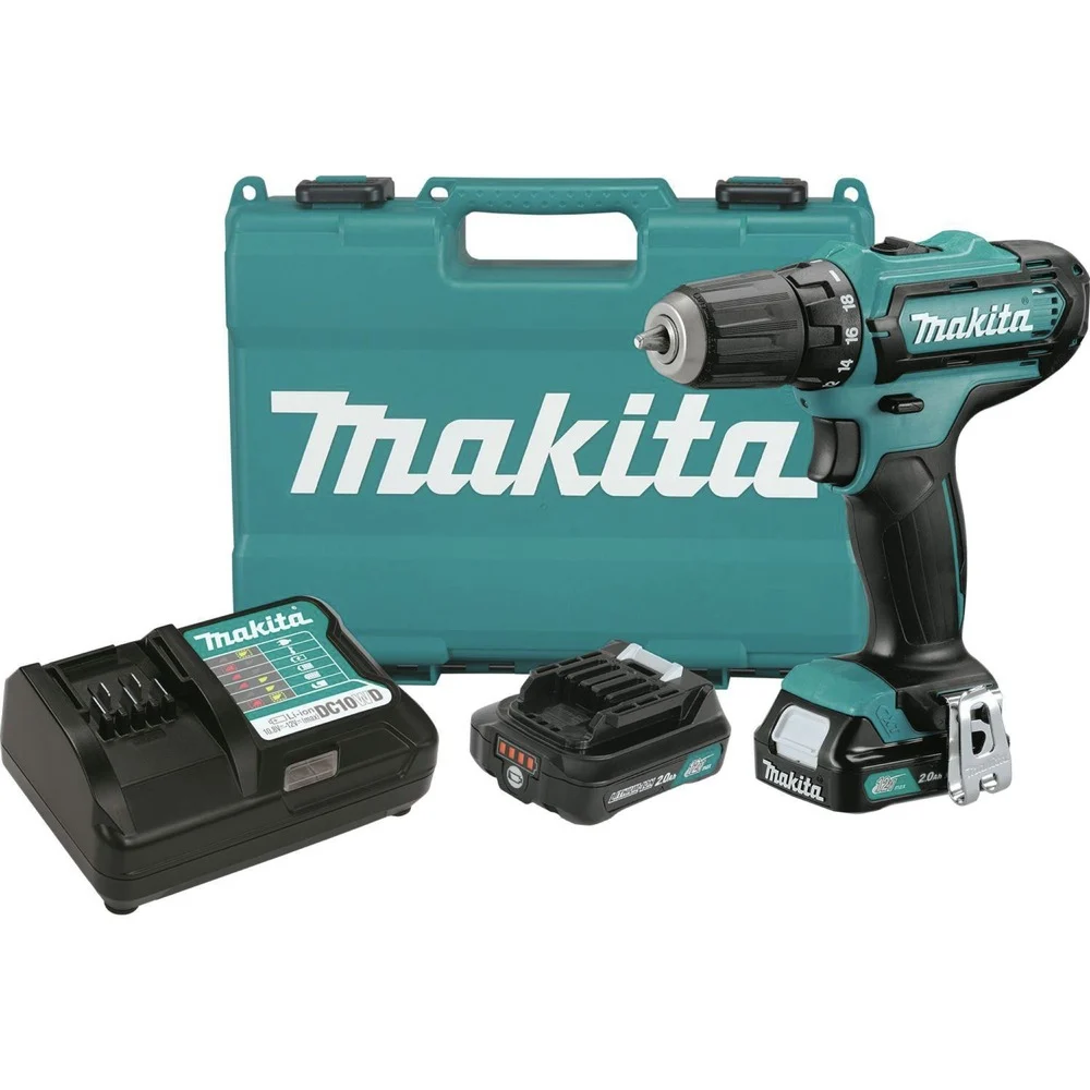 Factory Reconditioned Makita 12V MAX CXT Lithium-Ion 3/8 in. Cordless Drill Driver Kit with 2 Batteries (2 Ah)