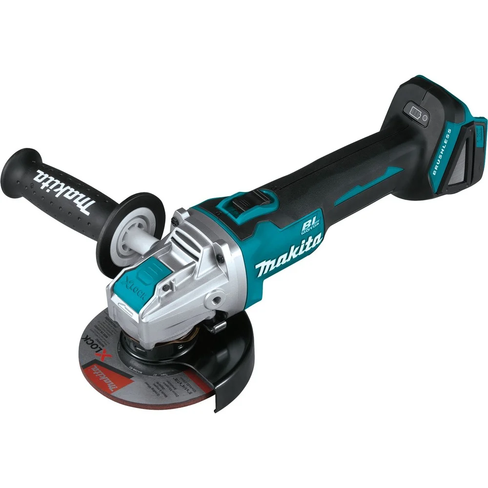Factory Reconditioned Makita 18V LXT Brushless Lithium-Ion 4-1/2 in. / 5 in. Cordless X-LOCK Angle Grinder (Tool Only)