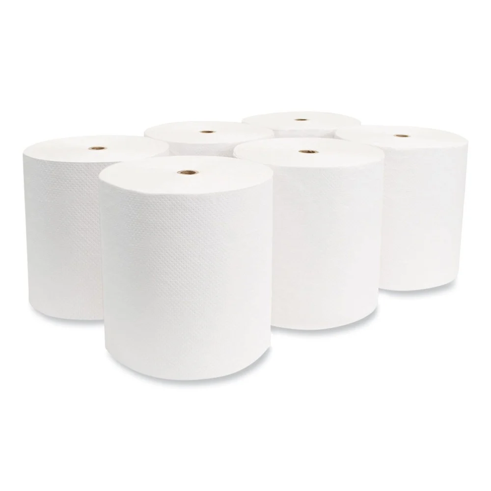 Morcon Paper Valay 8 in. x 800 ft. Proprietary TAD Roll Towels - White (6 Rolls/Carton)