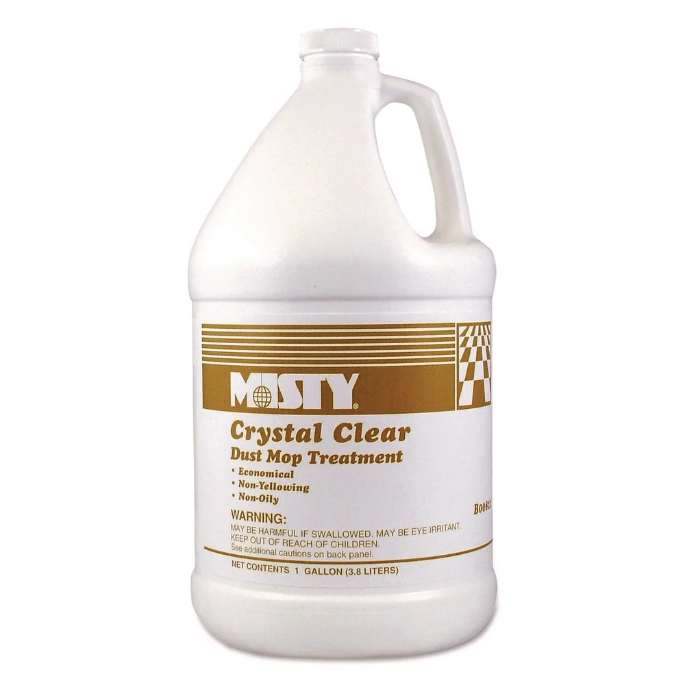 Misty 1 gal. Bottle Crystal Clear Dust Mop Treatment - Slightly Fruity Scent