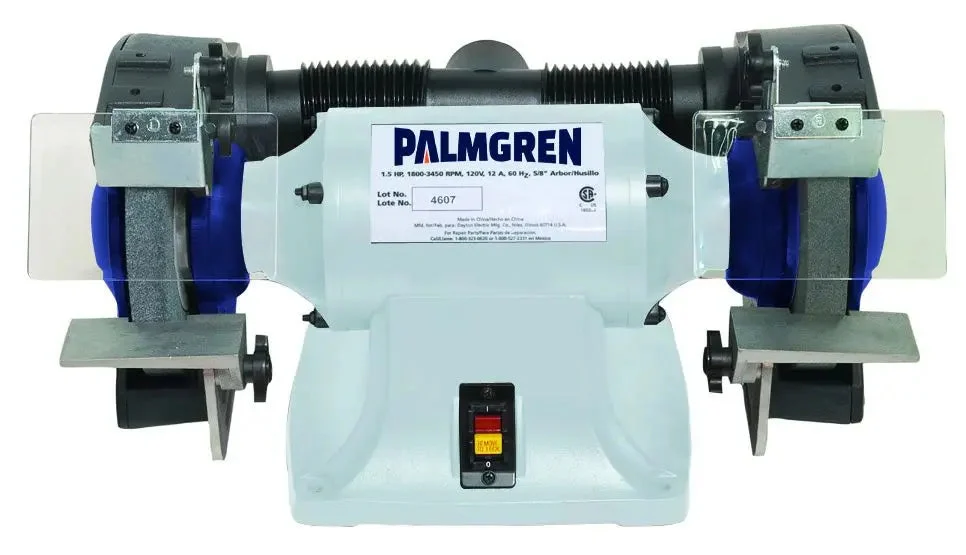 8" 3 Phase Bench Grinder W/Dust Collection