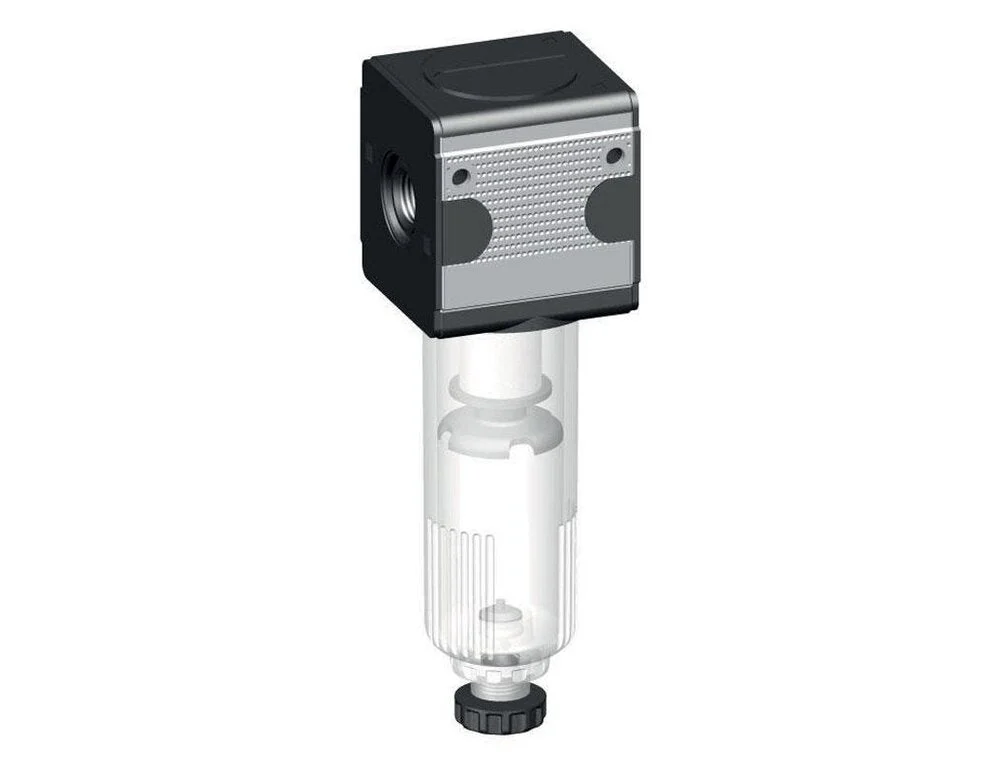 Filter 5microns G3/8'' 2000 l/min Semi-Auto Protective Cage Polycarbonate Multifix 1