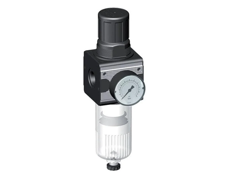 Filter-Regulator G1/2'' 6700 l/min 0.2-6.0bar/3-87psi Semi-Auto Cylinder Lock E-11 Polycarbonate Multifix 2