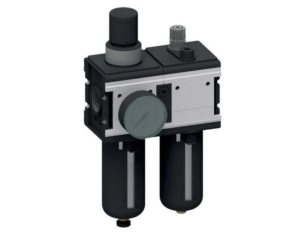 FRL 2-Part G3/4'' 12000 l/min 0.5-10.0bar/7-145psi Semi-Auto Polycarbonate Multifix 4