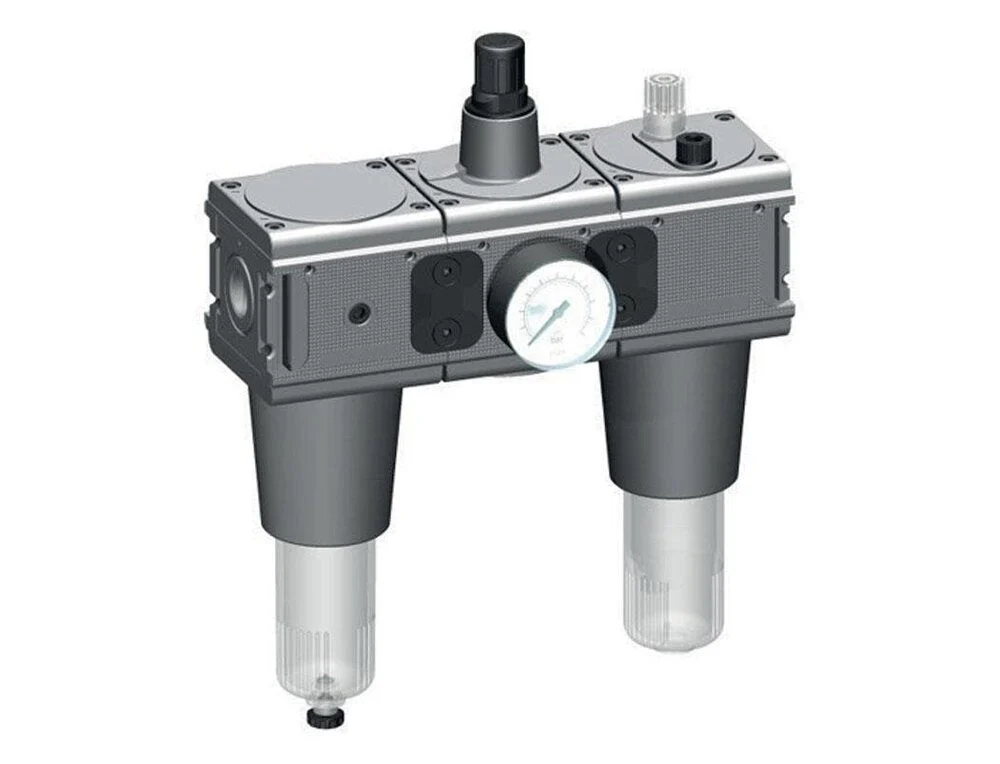 FRL 3-Part G3/4'' 13500 l/min 0.2-6.0bar/3-87psi Semi-Auto Polycarbonate Multifix 5