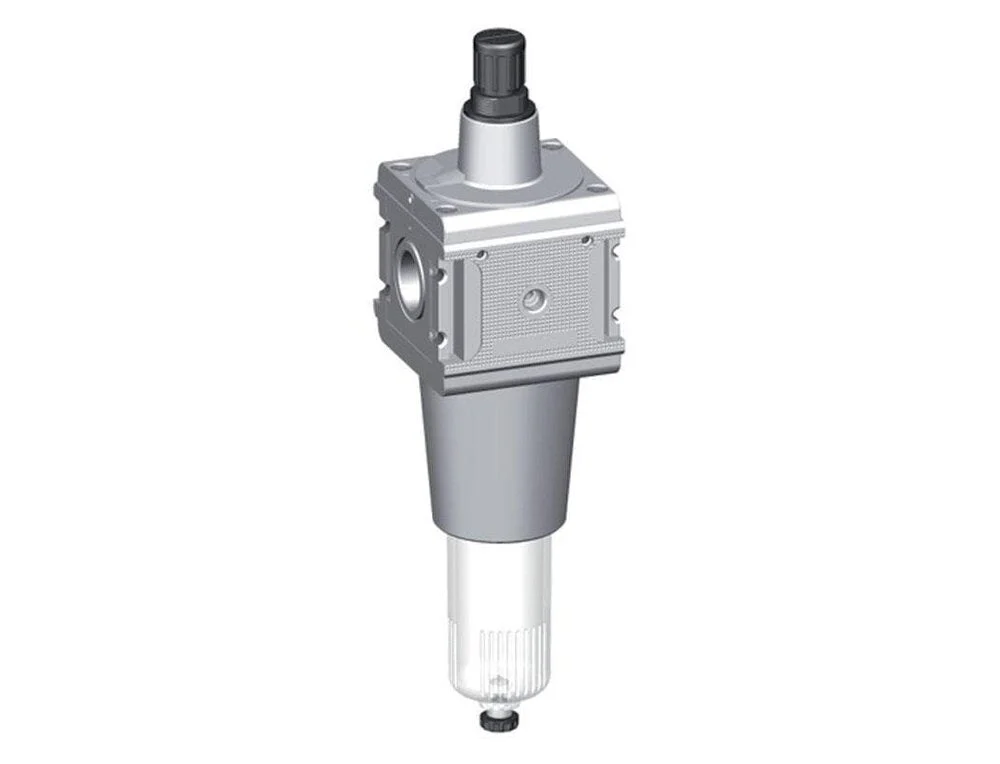 Filter-Regulator G1'' 15000 l/min 0.5-10.0bar/7-145psi Semi-Auto Polycarbonate Multifix 5