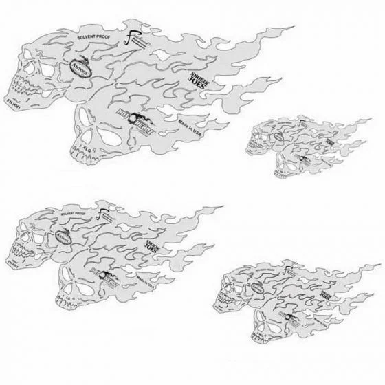 ANEST IWATA Artool? FH-HH1 Hot Headz Series Freehand Airbrush Template Set, Myla