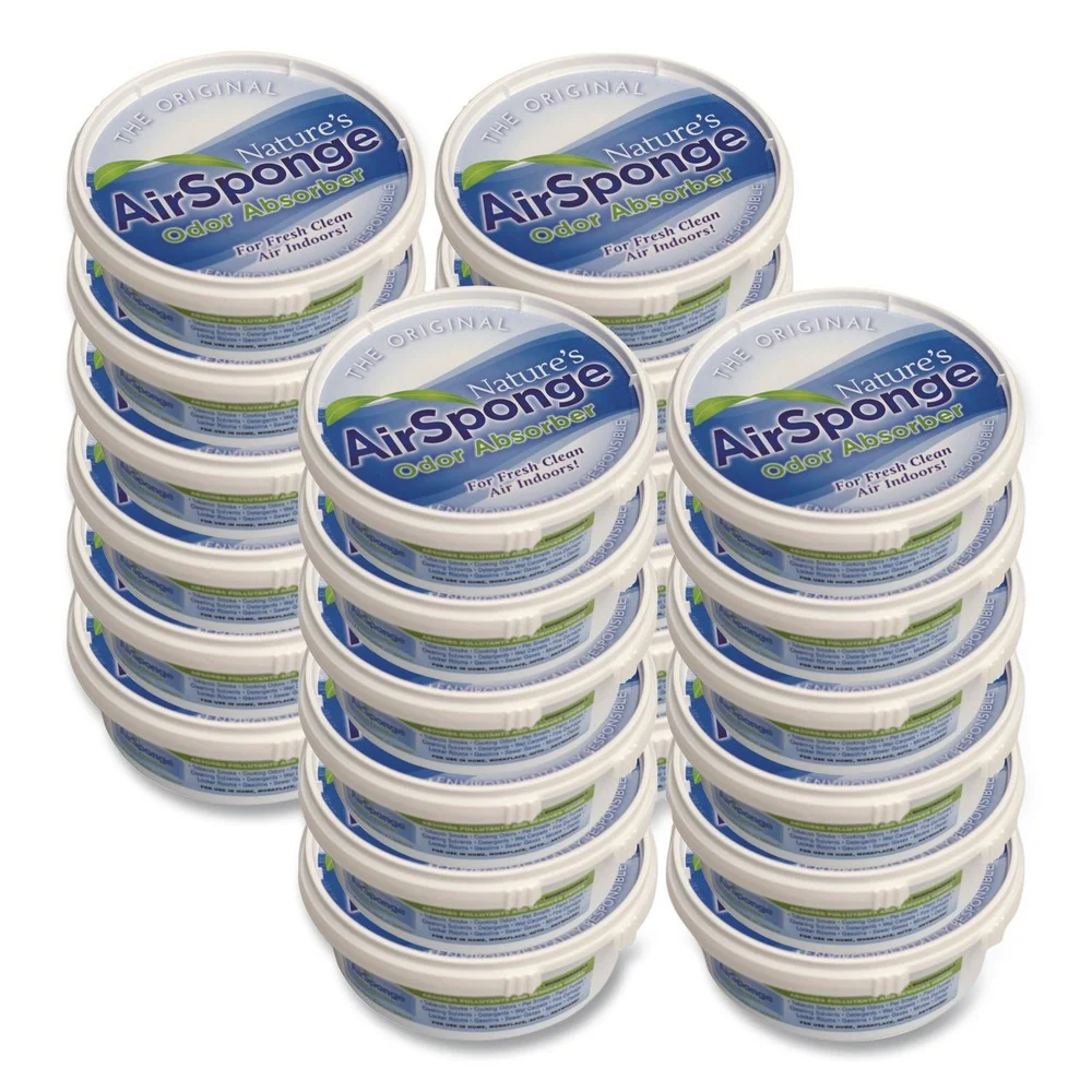 Nature's Air 0.5-lb. Sponge Odor Absorber Cup - Neutral (24/Carton)