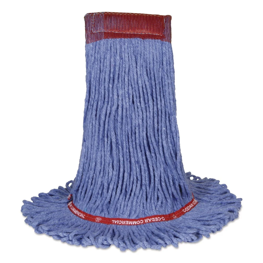 Nexstep Commercial Products 97157 MaxiClean Loop-End Mop, Cotton/Synthetic, 24 oz, Blue