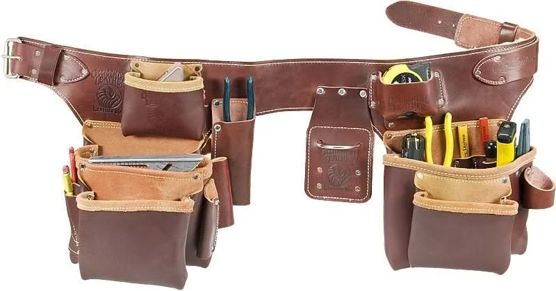 Occidental 5191 Pro Carpenter's 5 Bag Toolbelt Assembly