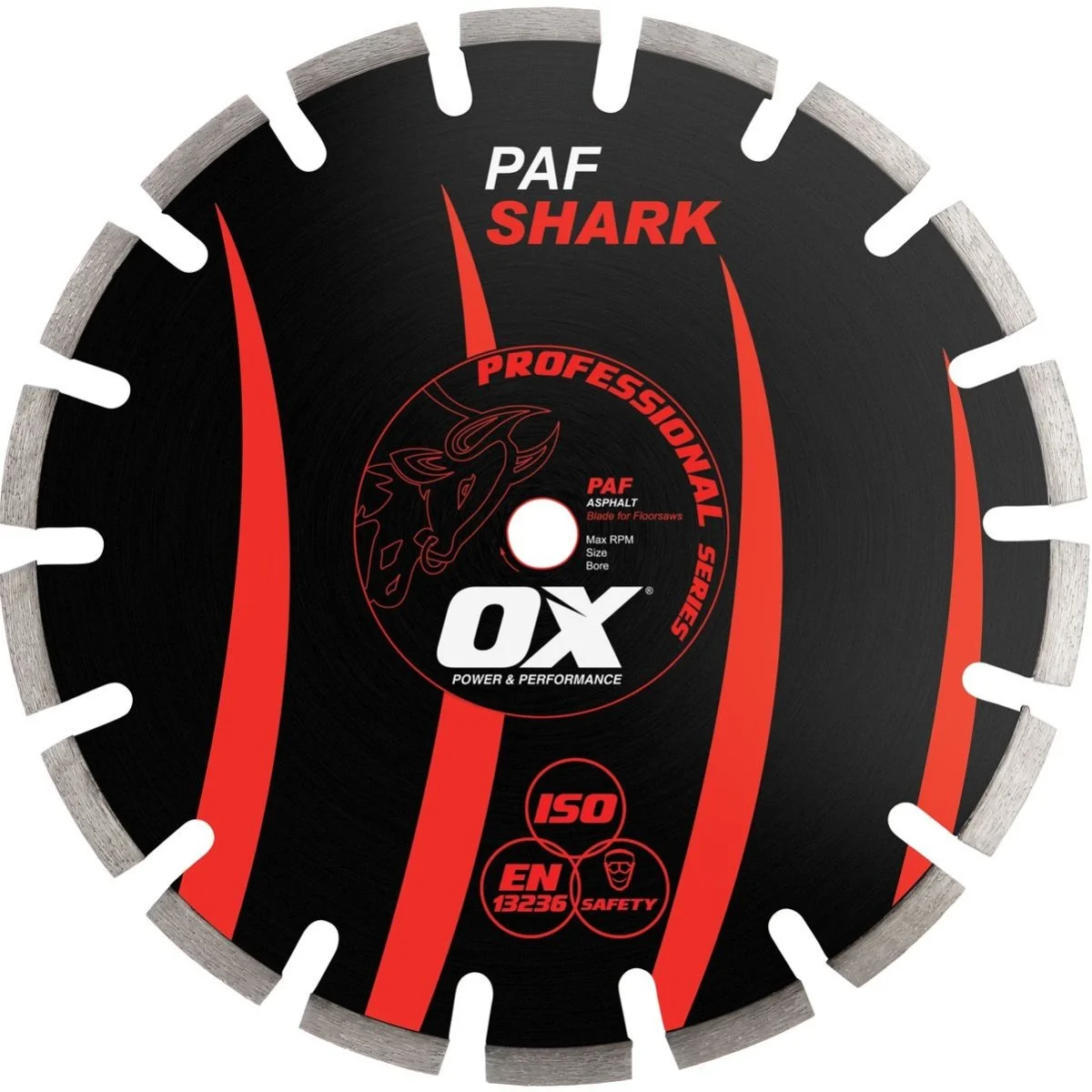 Ox Pro Asphalt Walk Behind Saw Diamond Blade