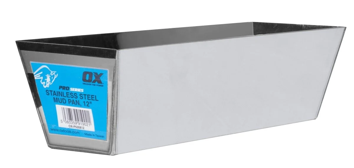 Ox Pro Stainless Steel Mud Pan