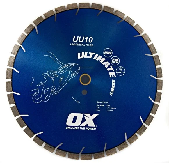 OX Ultimate Universal Hard Diamond Blade | Diameter: 10" | Bore: 1"