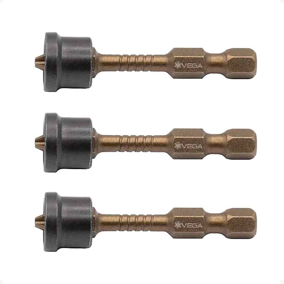 Vega P150P2C Impactech Phillips #2 Insert Drywall Indenter Bit, 1 in. (50-Pack)