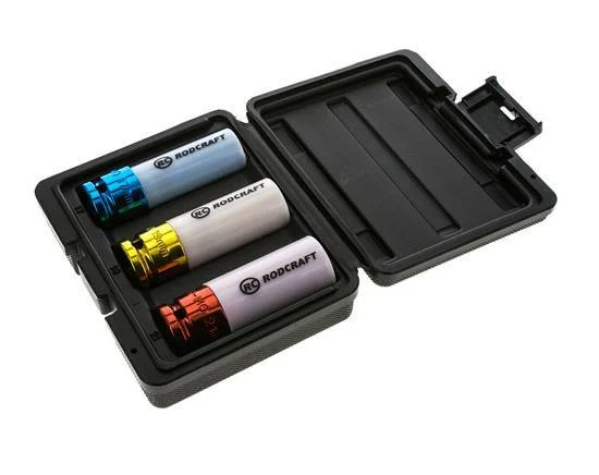 3-Piece Power Socket Set In Plastic Magazine 1/2" (12.7 mm)