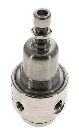 Pressure Regulator G1/4'' 700 l/min 1.0-15.0bar/14-218psi Stainless Steel Aggressive Gasses