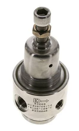 Pressure Regulator G3/8'' 700 l/min 1.0-15.0bar/14-218psi Stainless Steel Aggressive Gasses