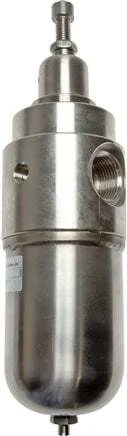Filter-Regulator G1/2'' 3000 l/min 0.5-8.0bar/7-116psi Manual Stainless Steel