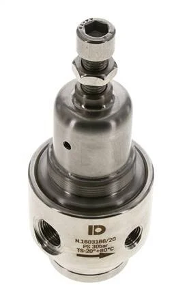 Pressure Regulator G3/8'' 700 l/min 0.2-3.0bar/3-44psi Stainless Steel