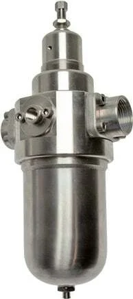 Filter-Regulator G1'' 6000 l/min 0.1-1.5bar/1-22psi Manual Stainless Steel