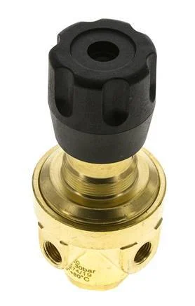 Pressure Regulator G1/4'' 490 l/min 0.5-8.0bar/7-116psi Brass CO2