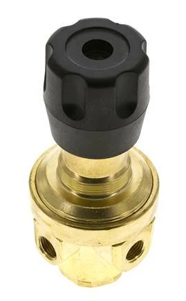 Pressure Regulator G1/4'' 490 l/min 0.2-3.0bar/3-44psi Brass CO2