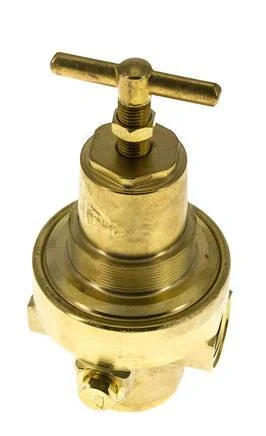 Pressure Regulator G1/2'' 1500 l/min 1.0-15.0bar/14-218psi Brass Gases Liquids
