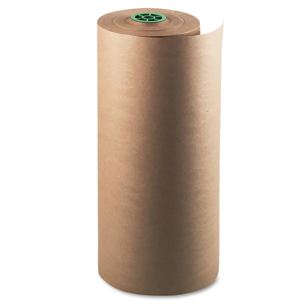 Pacon 50 lbs. Wrapping Weight 24 in. x 1000 ft. Kraft Paper Roll - Natural
